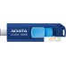 USB Flash ADATA UC300 128GB (синий/голубой). Фото №1