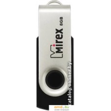 USB Flash Mirex Color Blade Swivel Rubber 2.0 8GB 13600-FMURUS08