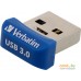 USB Flash Verbatim Store 'n' Stay Nano 16GB (синий). Фото №3