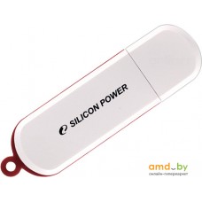 USB Flash Silicon-Power LuxMini 320 32GB (белый/красный)