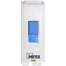 USB Flash Mirex SHOT WHITE 4GB (13600-FMUWST04)