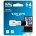 USB Flash GOODRAM UCO2 64GB (черный/белый). Фото №3