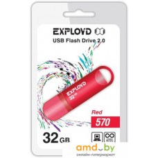 USB Flash Exployd 570 32GB (красный) [EX-32GB-570-Red]