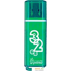 USB Flash SmartBuy Glossy Green 32GB (SB32GBGS-G)