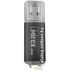 USB Flash Mirex UNIT BLACK 4GB (13600-FMUUND04)