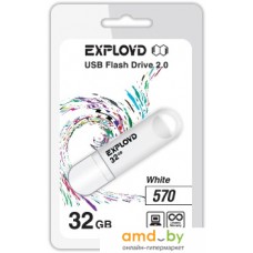 USB Flash Exployd 570 32GB (белый) [EX-32GB-570-White]