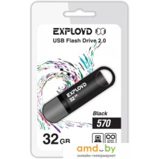 USB Flash Exployd 570 32GB (черный) [EX-32GB-570-Black]