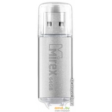 USB Flash Mirex Unit Silver 64GB [13600-FMUUSI64]