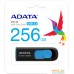 USB Flash A-Data DashDrive UV128 256GB (черный/синий). Фото №2