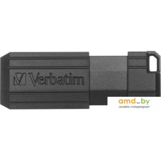 USB Flash Verbatim PinStripe 128GB (черный)