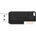 USB Flash Verbatim PinStripe 128GB (черный). Фото №2