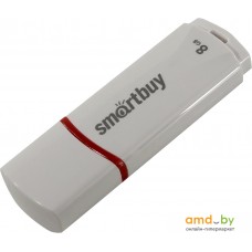 USB Flash Smart Buy Crown Compact 8GB (белый)