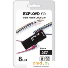 USB Flash Exployd 580 8GB (черный)