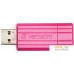 USB Flash Verbatim PinStripe Pink 32GB (49056). Фото №3