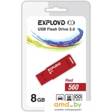 USB Flash Exployd 560 8GB (красный) [EX-8GB-560-Red]