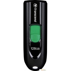 USB Flash Transcend JetFlash 790C 128GB (черный/зеленый)