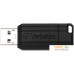 USB Flash Verbatim PinStripe черный 64 GB (49065). Фото №2