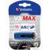 USB Flash Verbatim Store 'n' Go V3 MAX Blue/Black 64GB (49807). Фото №5