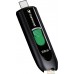 USB Flash Transcend JetFlash 790C 256GB (черный/зеленый). Фото №6