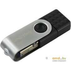 USB Flash Smart Buy Double 64GB SB64GBTRIO (черный)