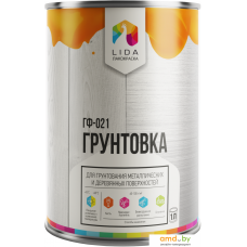 Алкидная грунтовка LIDA ГФ-021 (50кг, красно-коричневый)