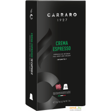 Кофе в капсулах Carraro Crema Espresso в капсулах Nespresso 10 шт