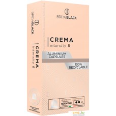 Кофе в капсулах BrewBlack Crema Aluminiaum 10 шт