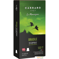 Кофе в капсулах Carraro Brasile в капсулах Nespresso 10 шт