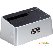 Бокс для жесткого диска AgeStar 3UBT3 Silver