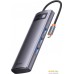 Док-станция Baseus Metal Gleam Series 8-in-1 Multifunctional Type-C HUB Docking Station Gray WKWG050113. Фото №2