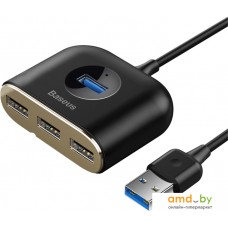 USB-хаб  Baseus Square round 4in1 USB Adapter CAHUB-AY01