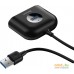 USB-хаб  Baseus Square round 4in1 USB Adapter CAHUB-AY01. Фото №2