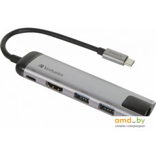 Док-станция Verbatim USB-C Multiport Hub 49141