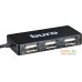 USB-хаб Buro BU-HUB4-U2.0-Slim. Фото №1