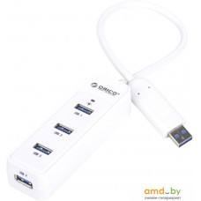 USB-хаб Orico W5PH4-U3-WH [OR0109]