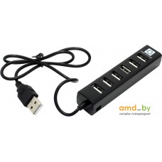 USB-хаб 5bites HB27-208BK