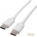 Кабель Rexant 18-1830 USB Type-C - USB Type-C (1 м, белый). Фото №1