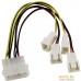 Кабель Akasa Molex - 3-pin AK-CB001 (0.15 м, черный/желтый). Фото №1