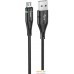 Кабель Hoco U93 Shadow USB Type-A - MicroUSB (1.2 м, черный). Фото №1