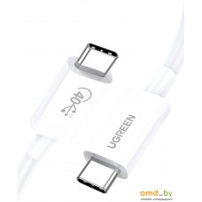 Кабель Ugreen US506 40113 USB Type-C - USB Type-C (0/.8 м, белый)