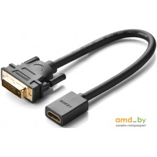 Кабель Ugreen 20118 DVI - HDMI (0.22 м, черный)