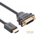 Кабель Ugreen 20136 HDMI - DVI (0.15 м, черный). Фото №1