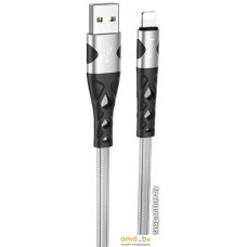 Кабель Hoco U105 USB Type-A - Lightning (1.2 м, серебристый)