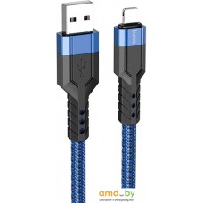 Кабель Hoco U110 USB Type-A - Lightning (1.2 м, синий)