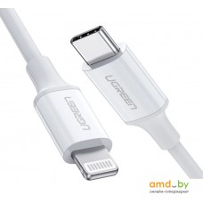 Кабель Ugreen US171 60747 USB Type-C - Lightning (0.5 м, белый)