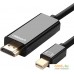 Кабель Ugreen MD101 20848 HDMI - MiniDisplayPort (1.5 м, черный). Фото №1