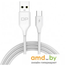 Кабель Digital Part TC-59 USB Type-A - USB Type-C (1 м, белый)