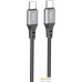 Кабель Hoco X92 Honest USB Type-C - USB Type-C (3 м, черный). Фото №1