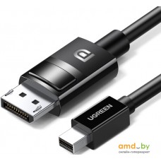 Кабель Ugreen DP117 80663 miniDisplayPort - DisplayPort (1.5 м, черный)