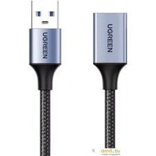 Кабель Ugreen US115 10495 USB Type-A - USB Type-A (1 м, черный)